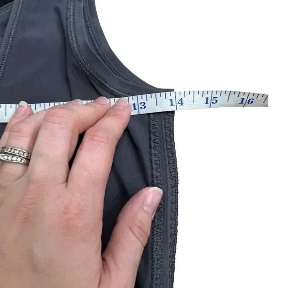Lululemon Gray Mesh Ride Inside Tank Top 6 - Picture 5 of 5